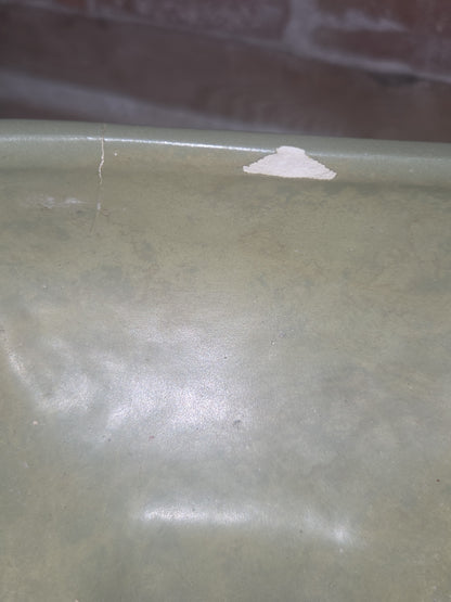 Vintage Planter McCoy Floraline USA 460 Pedestal Olive Green AS IS Read Description pl90
