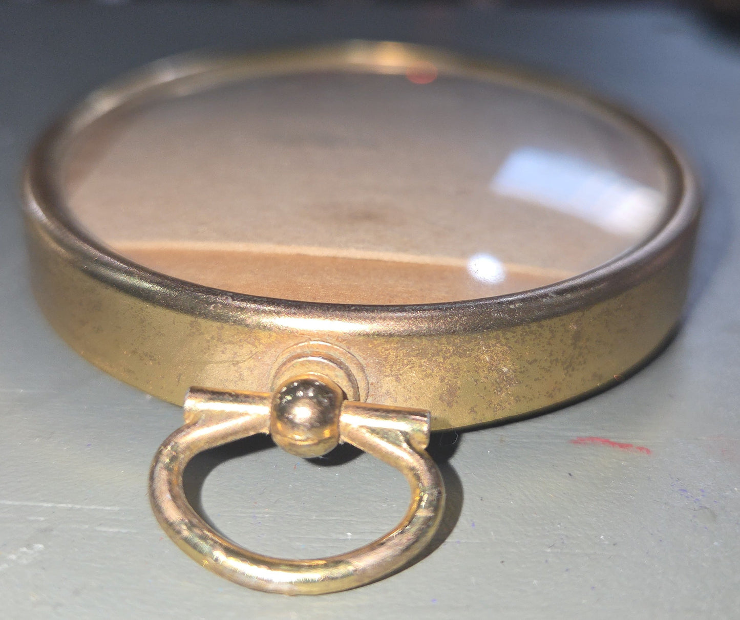 Vintage Footed Oval Photo Frame 4x3" see description vf4