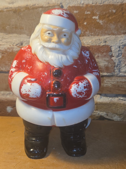 Vintage Tabletop Plastic Santa General Products Company AS IS bm8