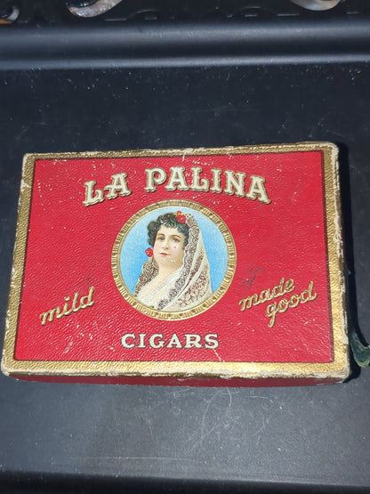 Vintage La Palina Mild Cigar Senators Box tin993