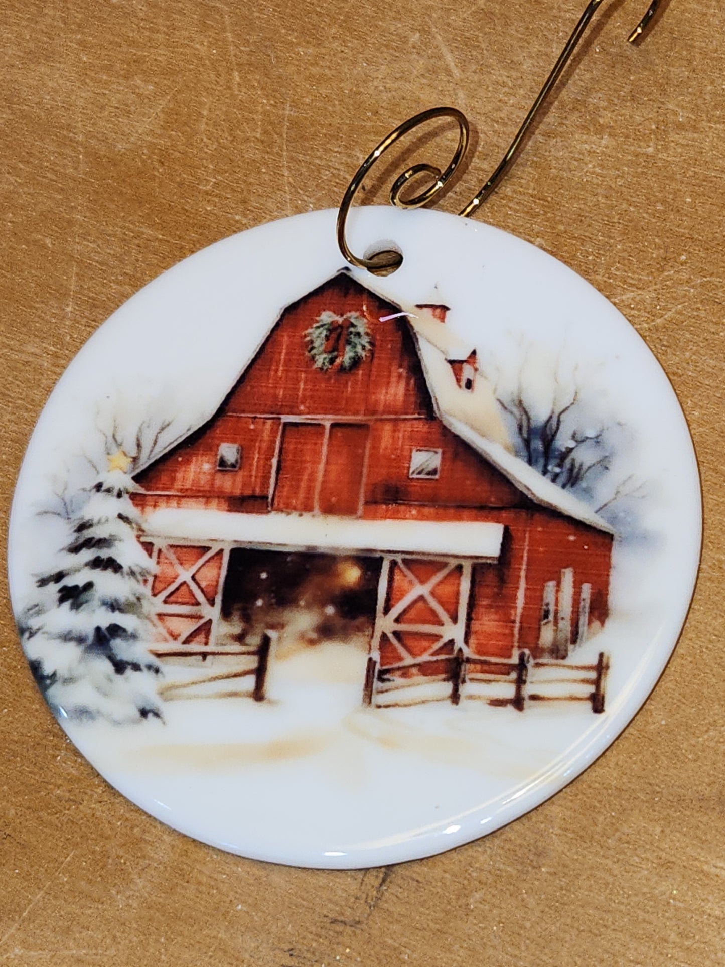 Custom Order Round Ornament, Car Charm, Rear-view Mirror Ornament for Holidays, Memorials, Events, or just fun for everyday