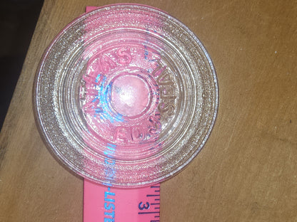 Vintage Atlas EDJ Glass Top Insert for Canning with Regular Size Metal Ring and Glass Jar Lot of 5 gl06