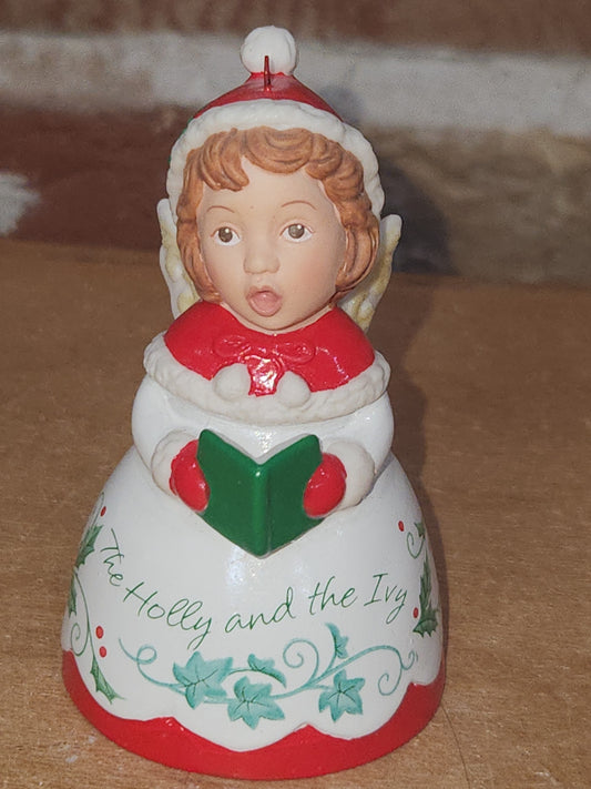 Hallmark Keepsake Ornament 2015 Holly 3rd in Heavenly Belles Series Porcelain Bell