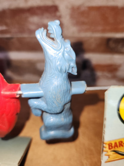 Vintage Marx Spinning Shooting Target Tin Game Toy 1960s vt76