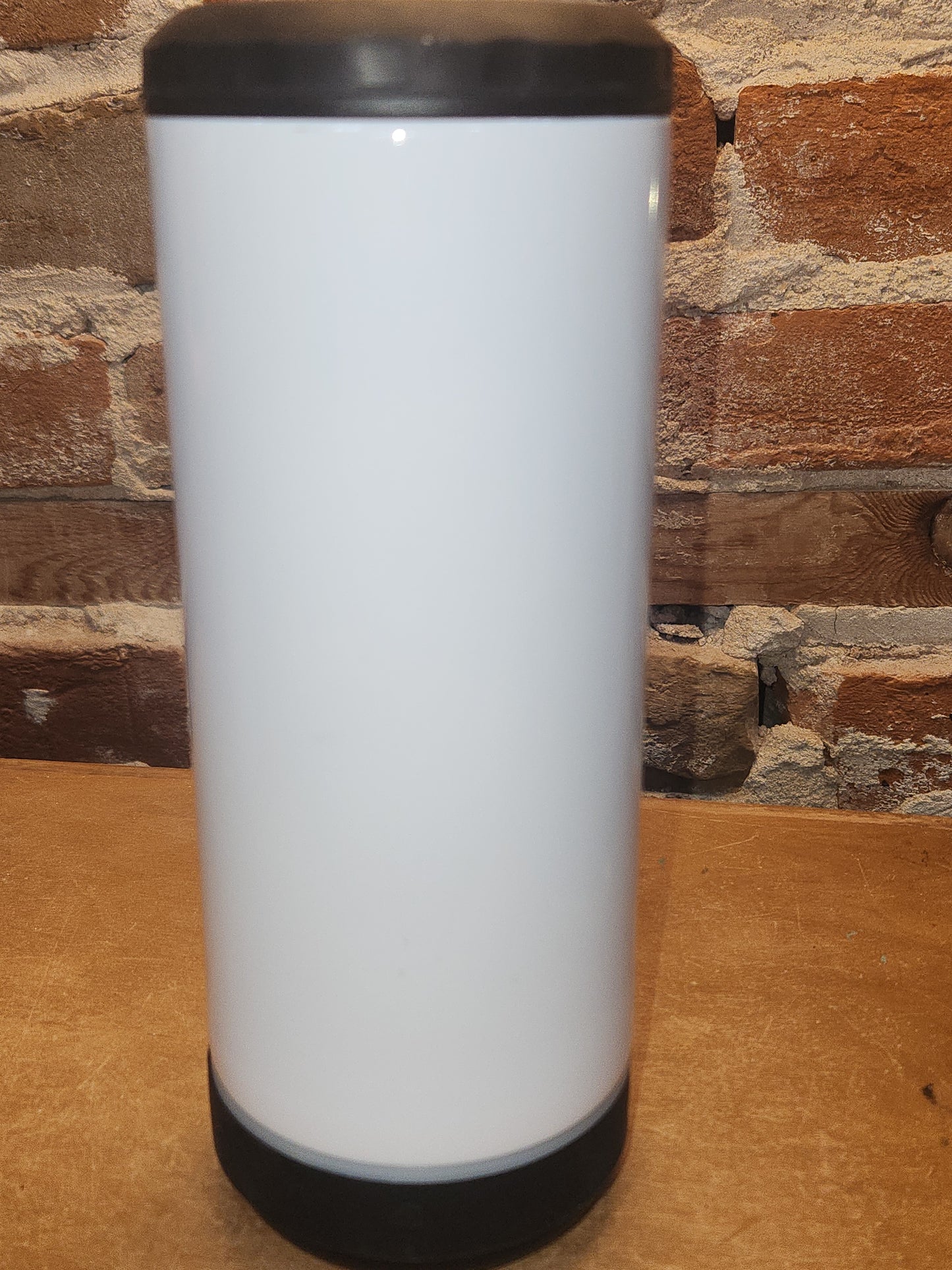 Custom Order 17 Oz Insulated Stainless Steel Tumbler with Can Cooler Top and Tumbler Lid with Black, Rechargeable Removeable Bluetooth Speaker