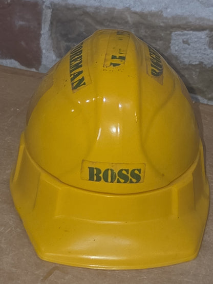 Vintage Avon After Shave Foreman Boss Hard Hat Bottle Everlast Archie EMPTY AS Is