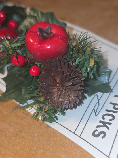 Vintage Christmas Craft Picks AS IS