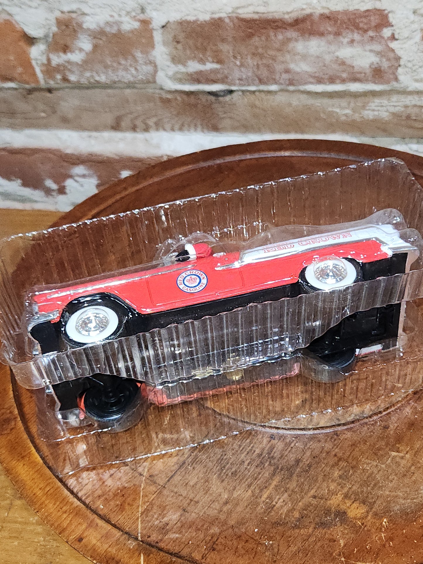 Vintage Liberty Classics Red Crown Gasoline Santa's 1955 Chevy Convertible 1/25th Scale Limited Edition Die Cast Metal. Coin Bank. 1994 car12