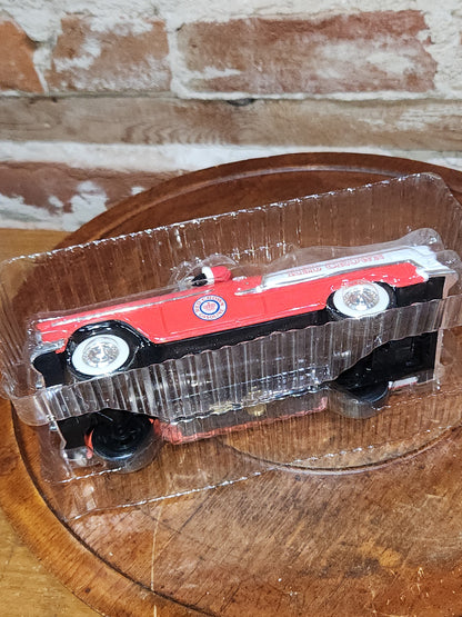 Vintage Liberty Classics Red Crown Gasoline Santa's 1955 Chevy Convertible 1/25th Scale Limited Edition Die Cast Metal. Coin Bank. 1994 car12
