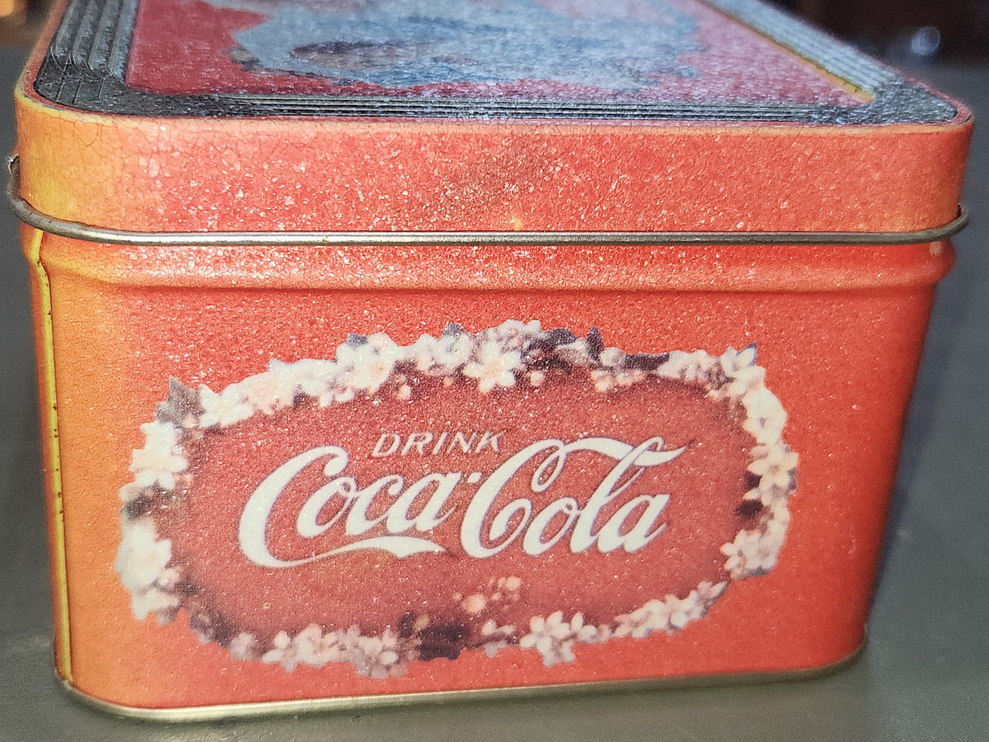 Vintage Tin Coca-Cola Red Pam Renfroe 1997 cct76