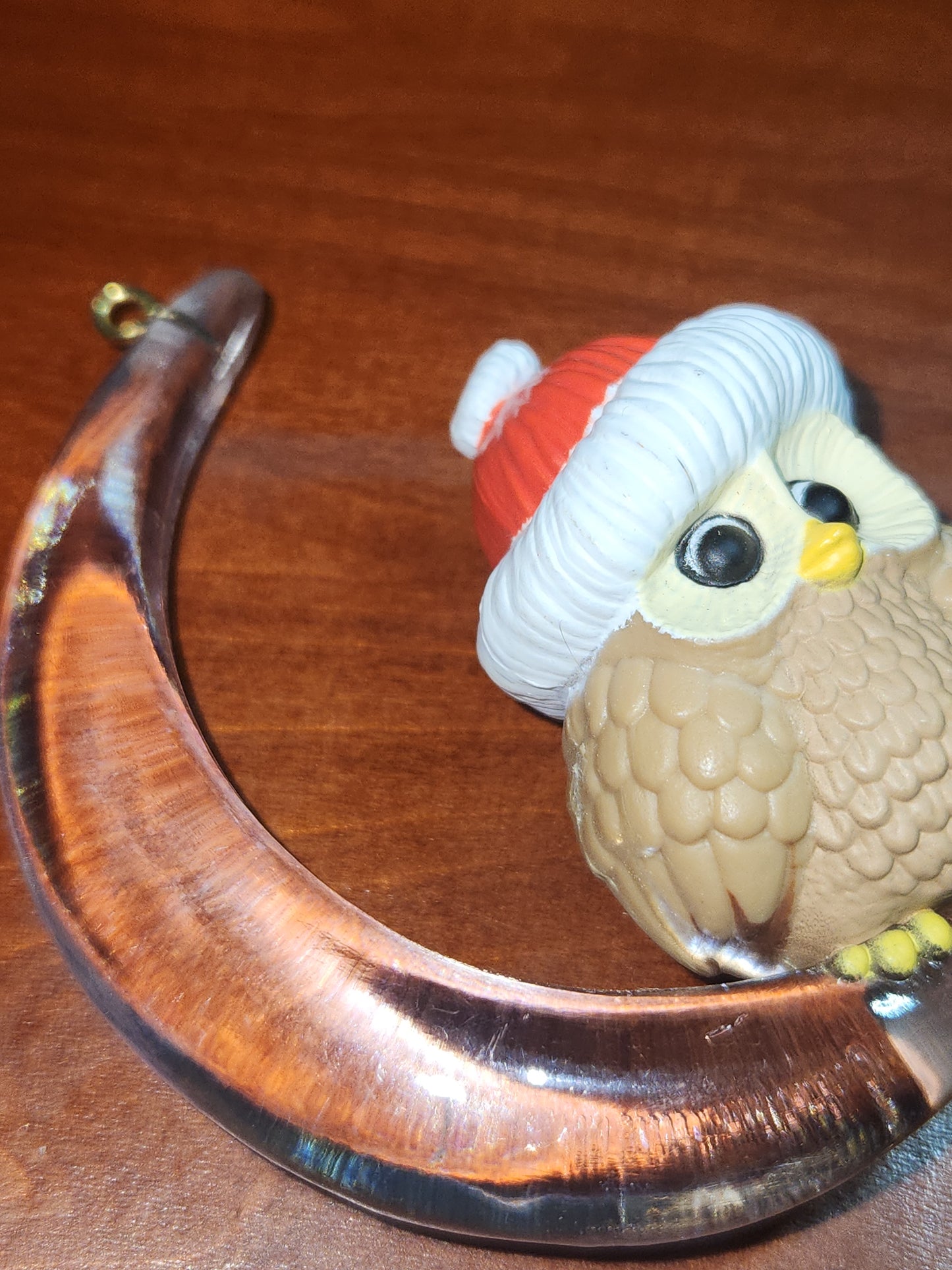 Vintage Hallmark Keepsake Ornament Miniature Christmas Owl 1984 NO BOX