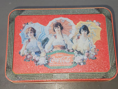 Vintage Tin Coca-Cola Red Pam Renfroe 1997 cct76