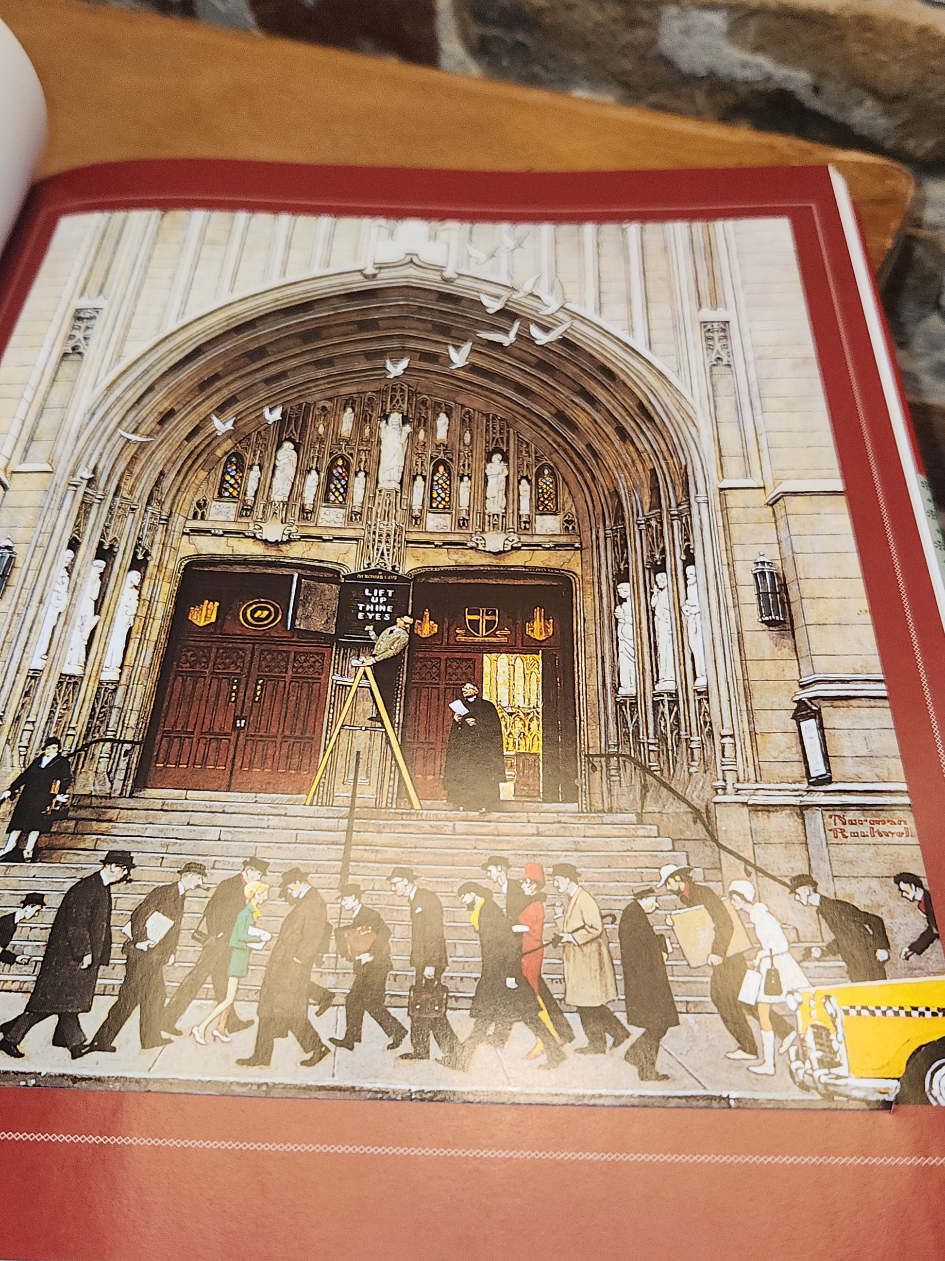Norman Rockwell's Christmas Book Revised and Updated Edition 8 Frameable Prints bk010
