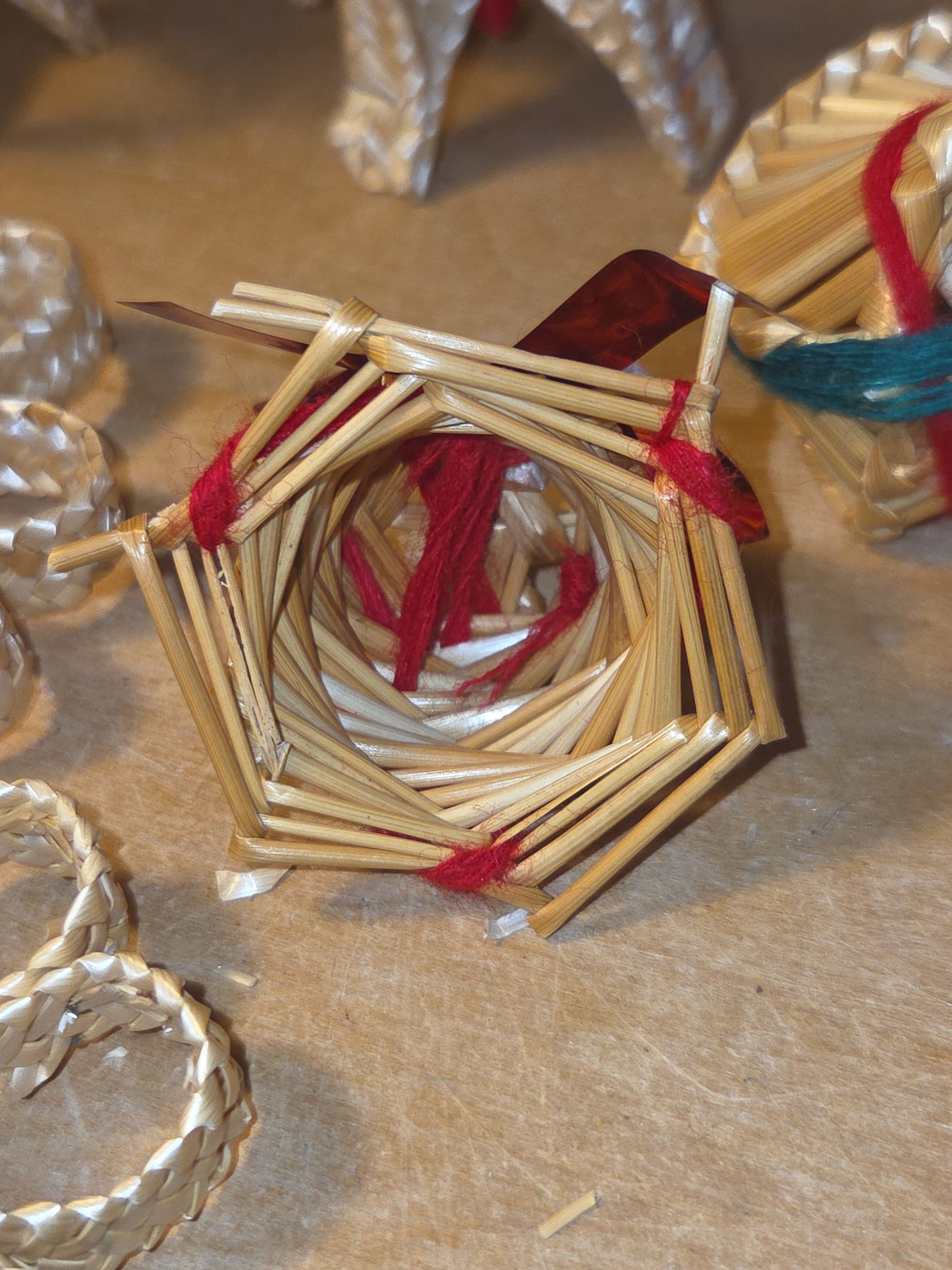 Vintage Wheat Ornaments Lot of 28 Hecho en Mexico vw8