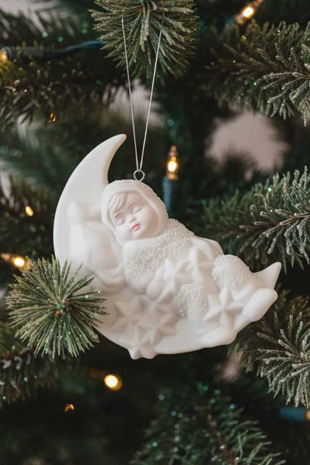 Vintage Department 56 Snowbabies Department 56 Ornament Rock A Bye Baby 1990 CLEARANCE NO BOX sb22