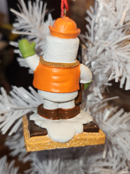 S'Mores Marshmallow Hunter Ornament mo10