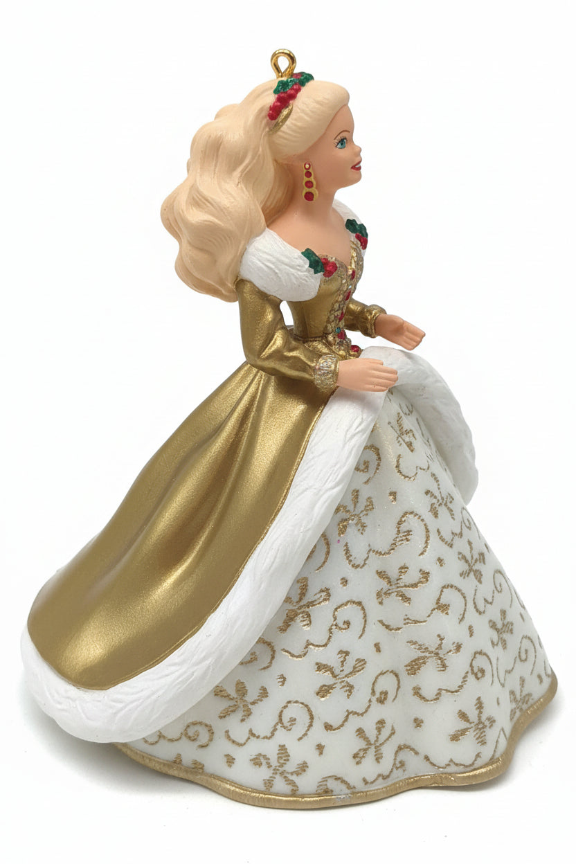 Vintage Hallmark Keepsake Ornament Holiday Barbie 2nd in Holiday BARBIE Series 1994 Hob6