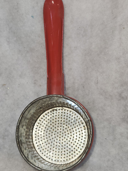Vintage Potato Ricer Red Handle Universal No Makers Mark kit916