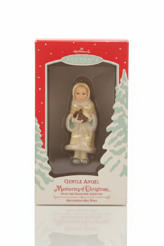 Vintage Hallmark Keepsake Ornament Gentle Angel Memories of Christmas 2002