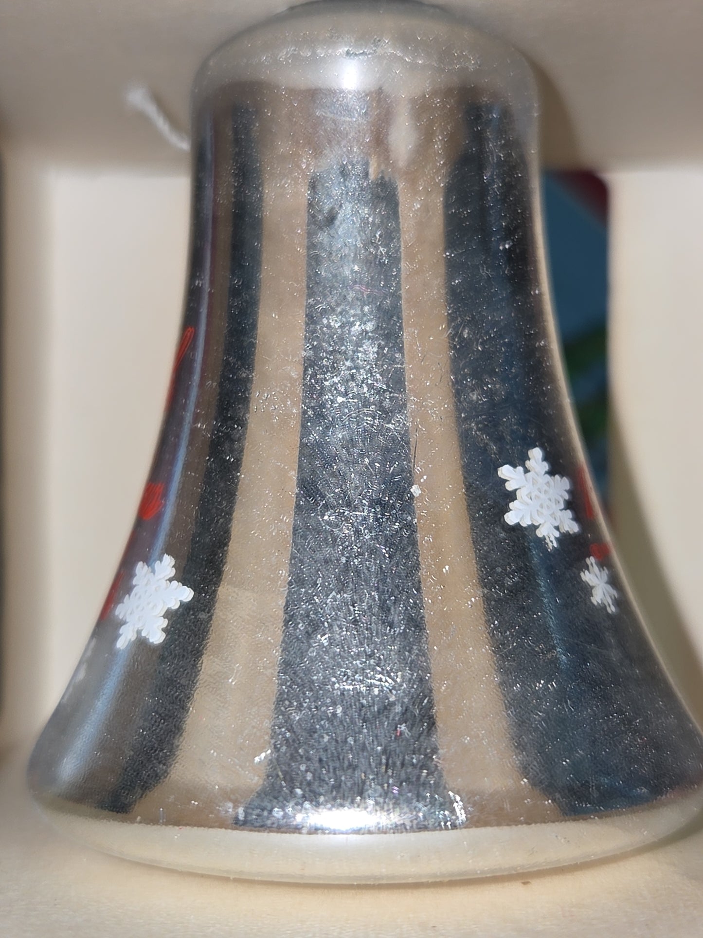 Hallmark Keepsake Ornament 25th Anniversary Mercury Glass Bell 1983