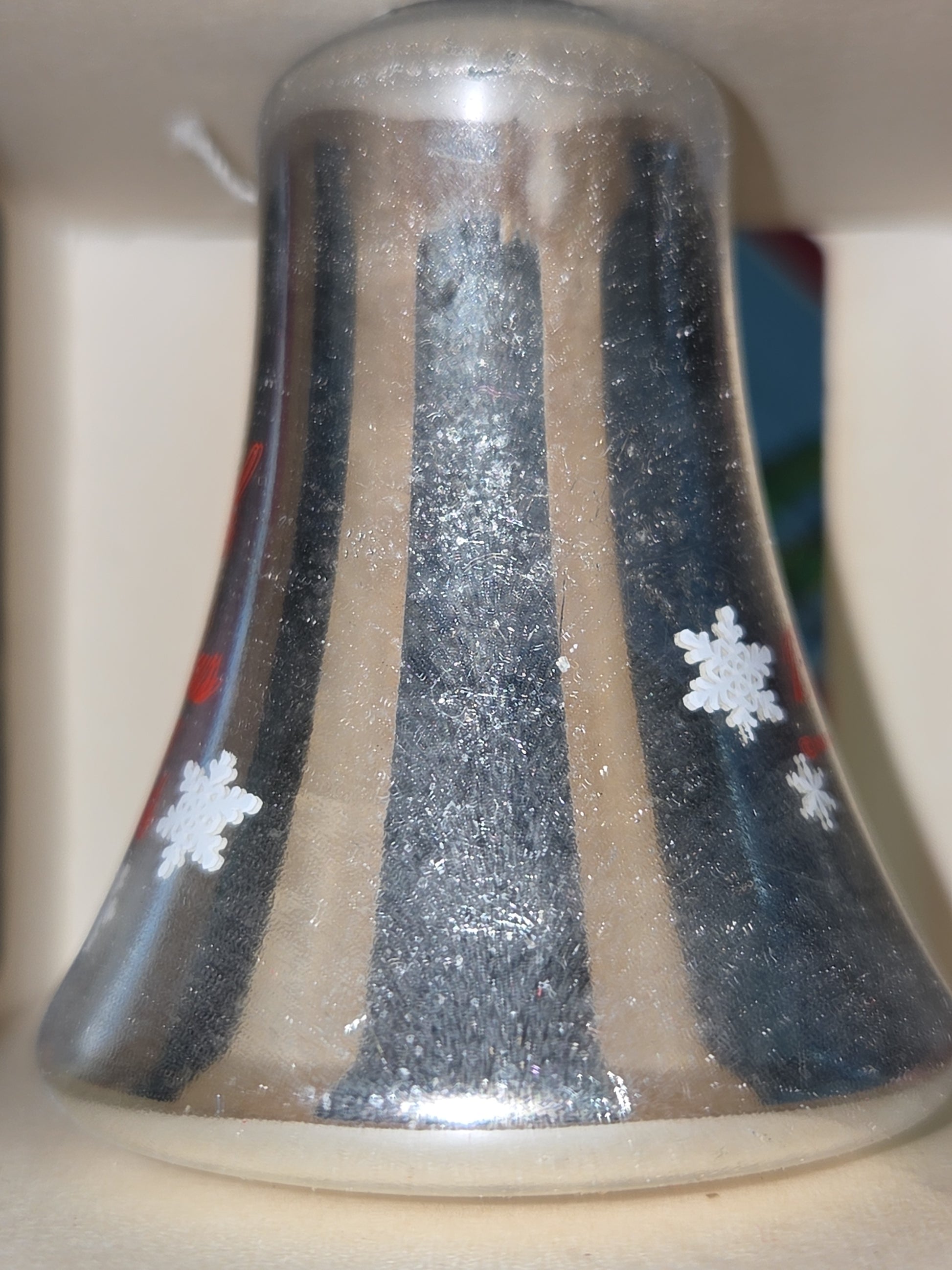 Hallmark Keepsake Ornament 25th Anniversary Mercury Glass Bell 1983