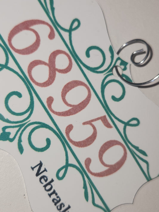 Minden Nebraska's ZIP Code Ornament no3