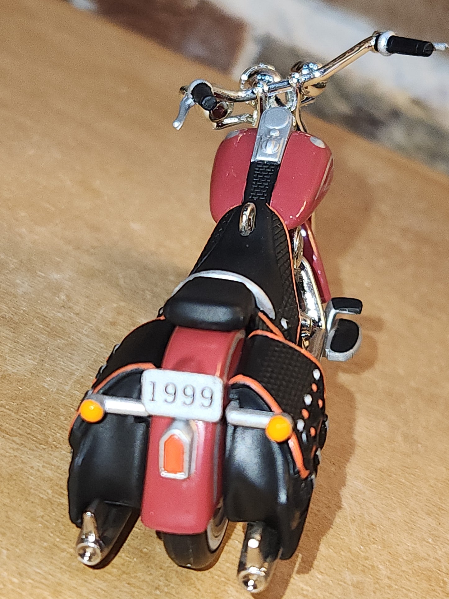 Vintage Hallmark Keepsake Ornament Harley-Davison Motorcycke Heritage Springer in Box #1 Motorcycle Milestones Series 1999 ho70