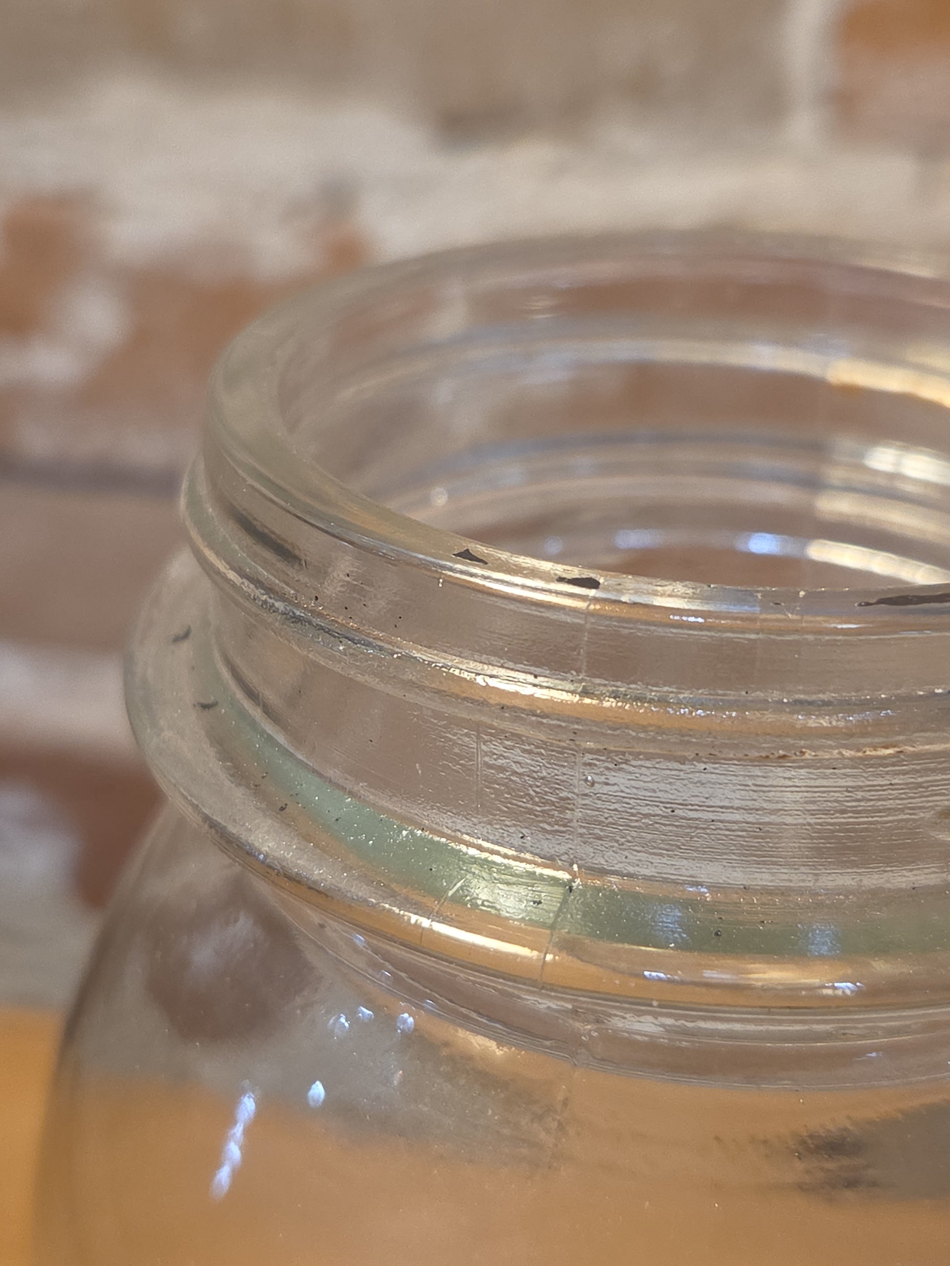 Vintage Quart Jar Ball Perfect Mason Clear Glass Ball Zinc Lid jar05
