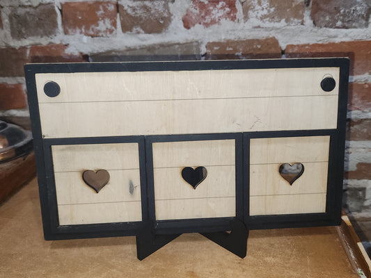 Interchangeable Rectangle Frame to hold Interchageable Insert Set DECORATIVE INSERT SET SOLD SEPARATELY CLEARANCE if7