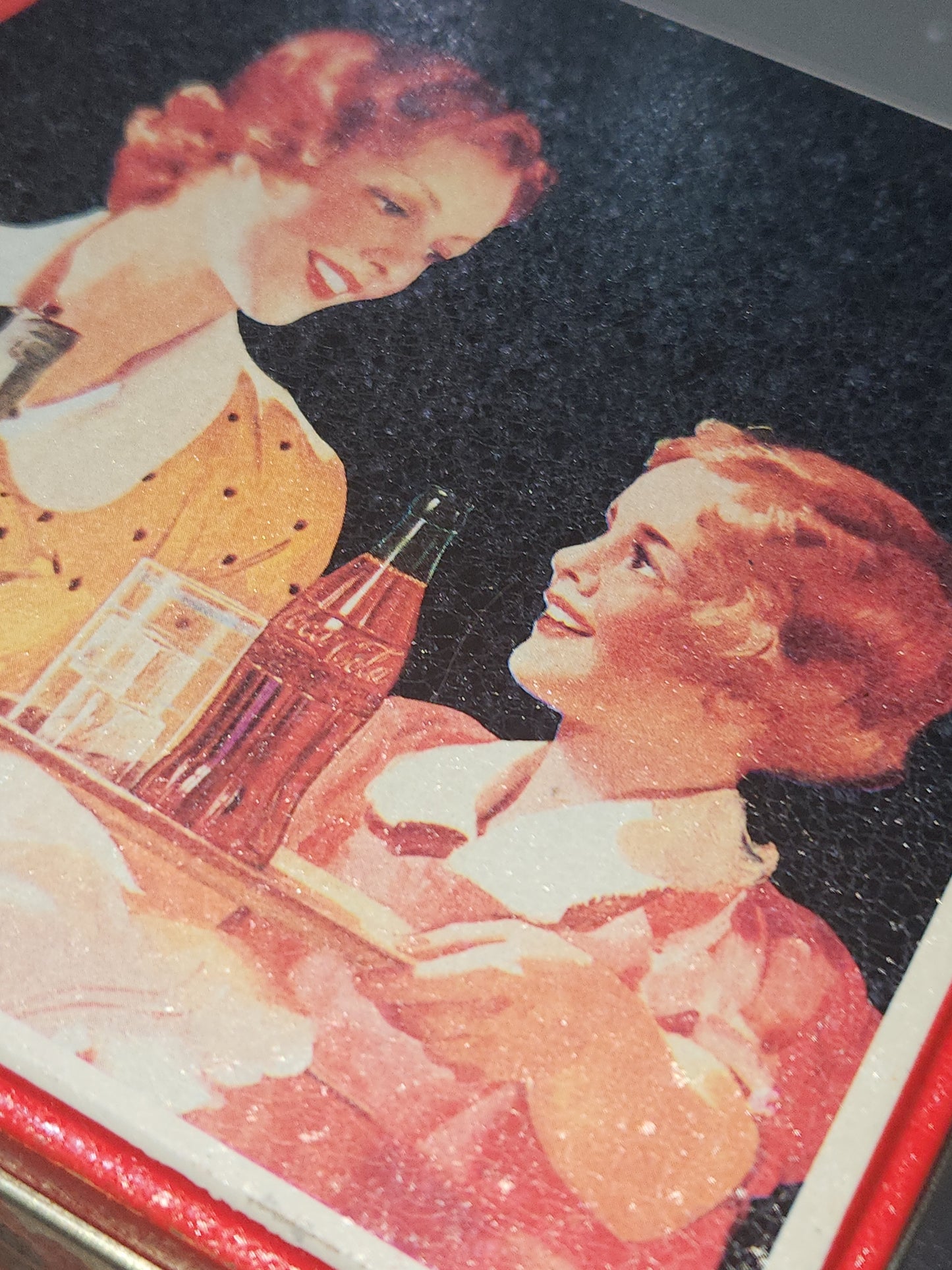 Vintage Coca-Cola Tin It's Pause Tim Mother Seamstress 1993 Coke cct51