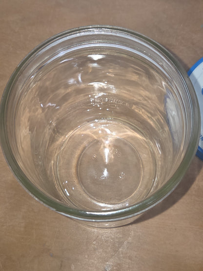 Vintage Food Jar Miracle Whip with Metal Lid Large Holds 6 Cups Extra Large Mouth jar56