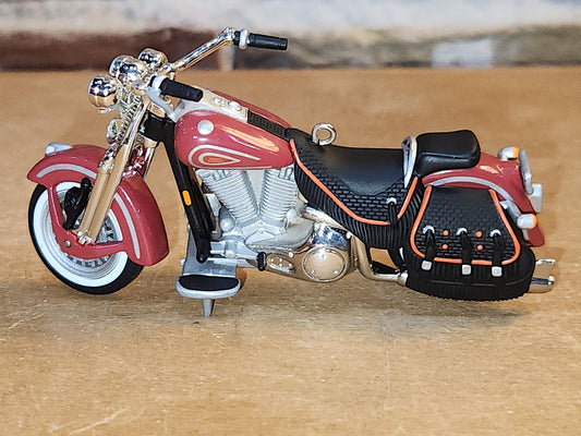 Vintage Hallmark Keepsake Ornament Harley-Davison Motorcycke Heritage Springer in Box #1 Motorcycle Milestones Series 1999 ho70