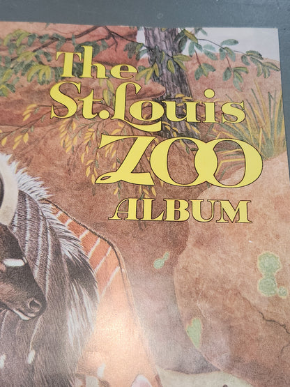 Vintage St. Louis Zoo Album Souvenir Animal Photos and Information, Map 1950 bk98
