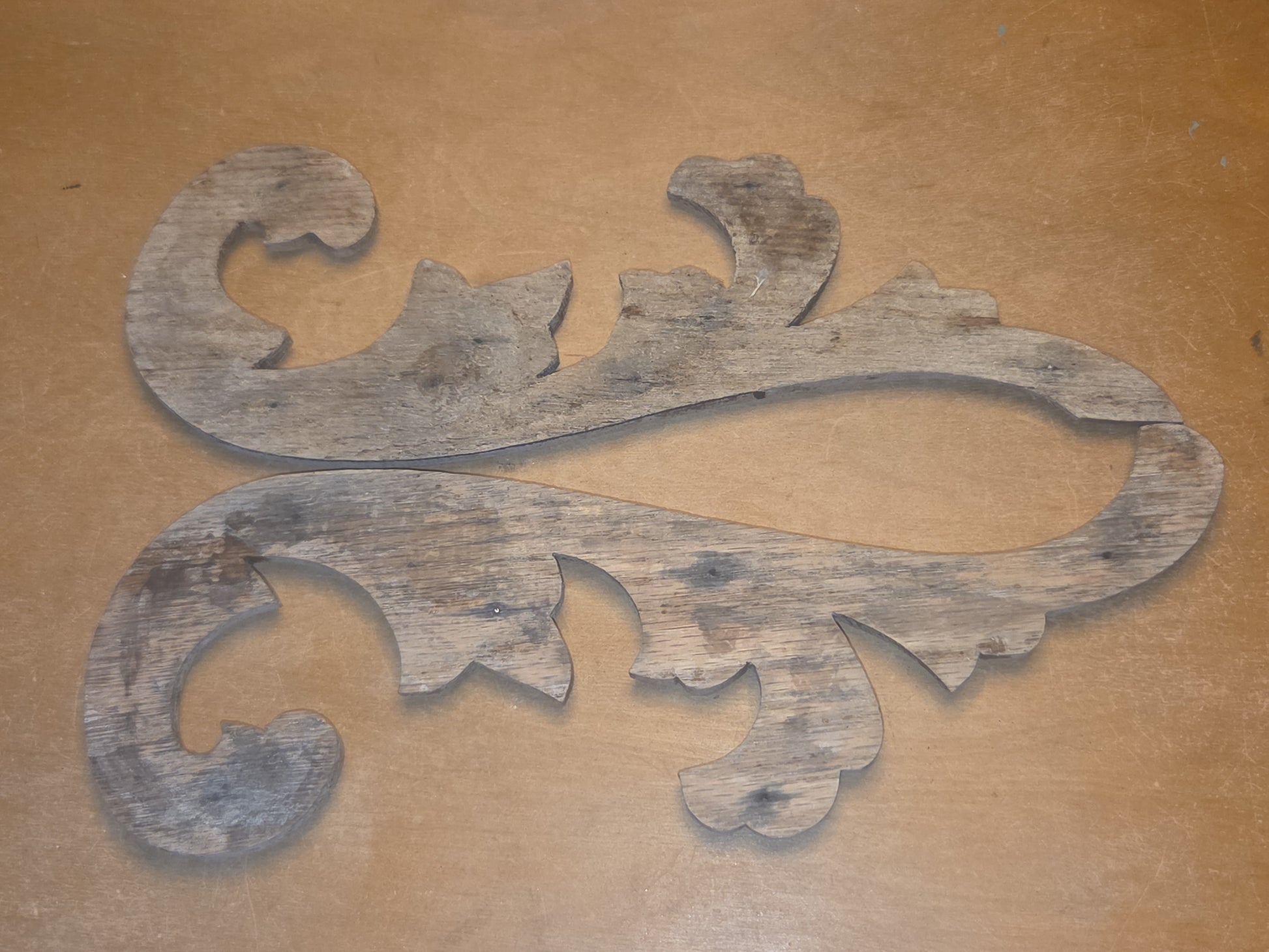 Antique Wooden Furniture Applique Set of 2 AS IS (Copy)
