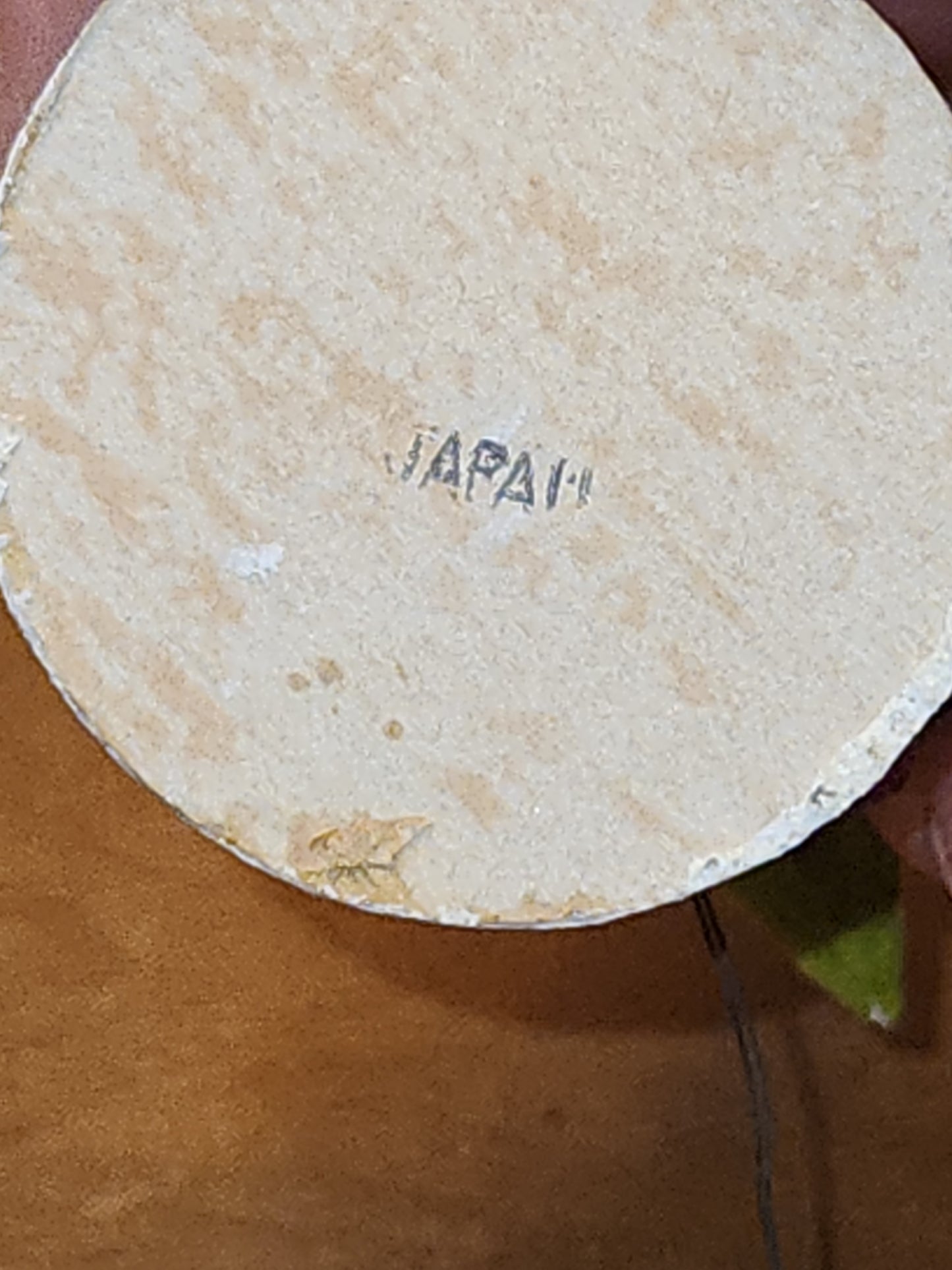 Vintage Pinecone Elf Gnome Dwarf Ornament in Band Playing Cymbals Chenille Plastic Face Mica Japan elf51