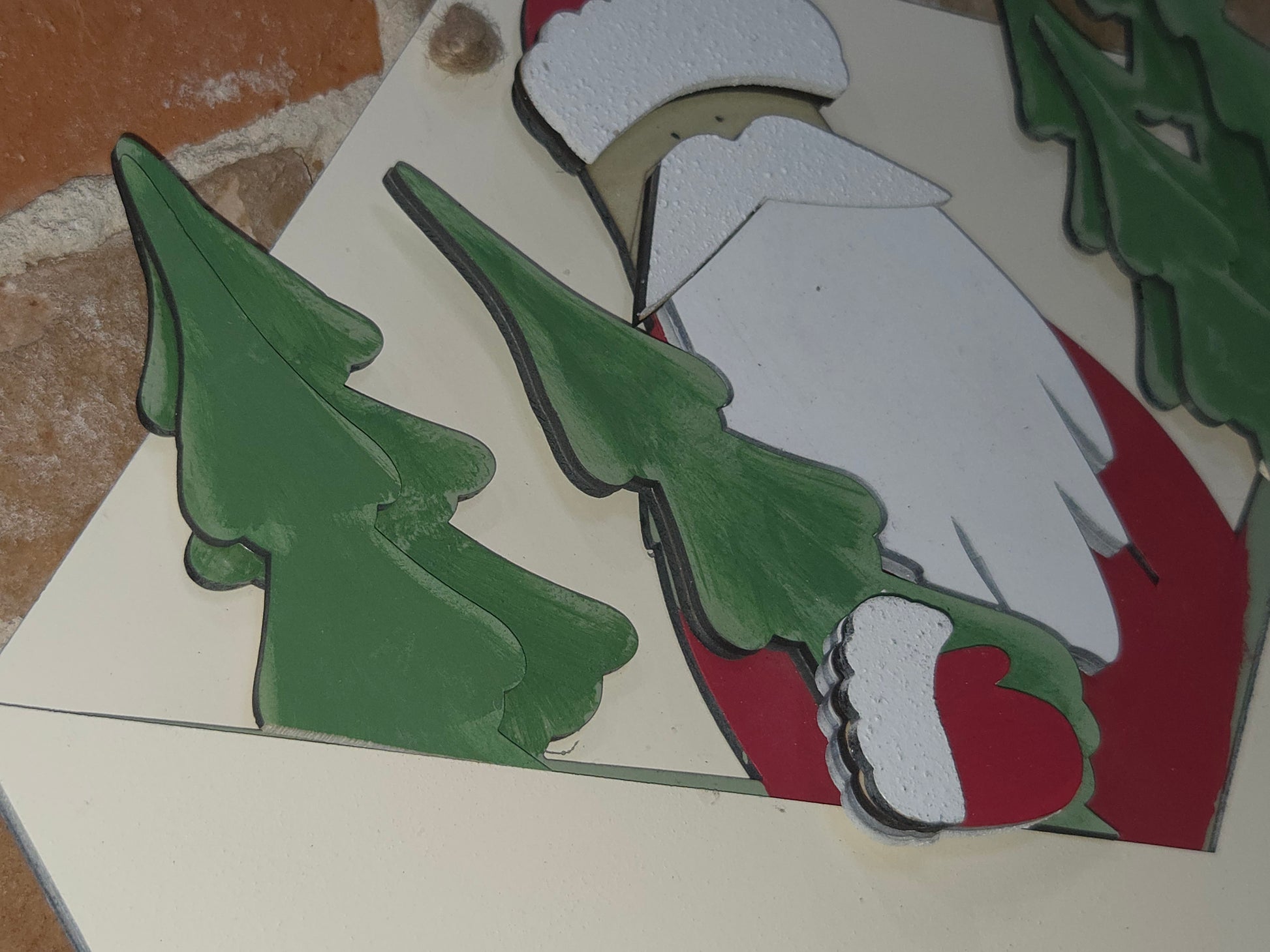 Santa Insert for Envelope Door Sign *sign sold seperately* EI11
