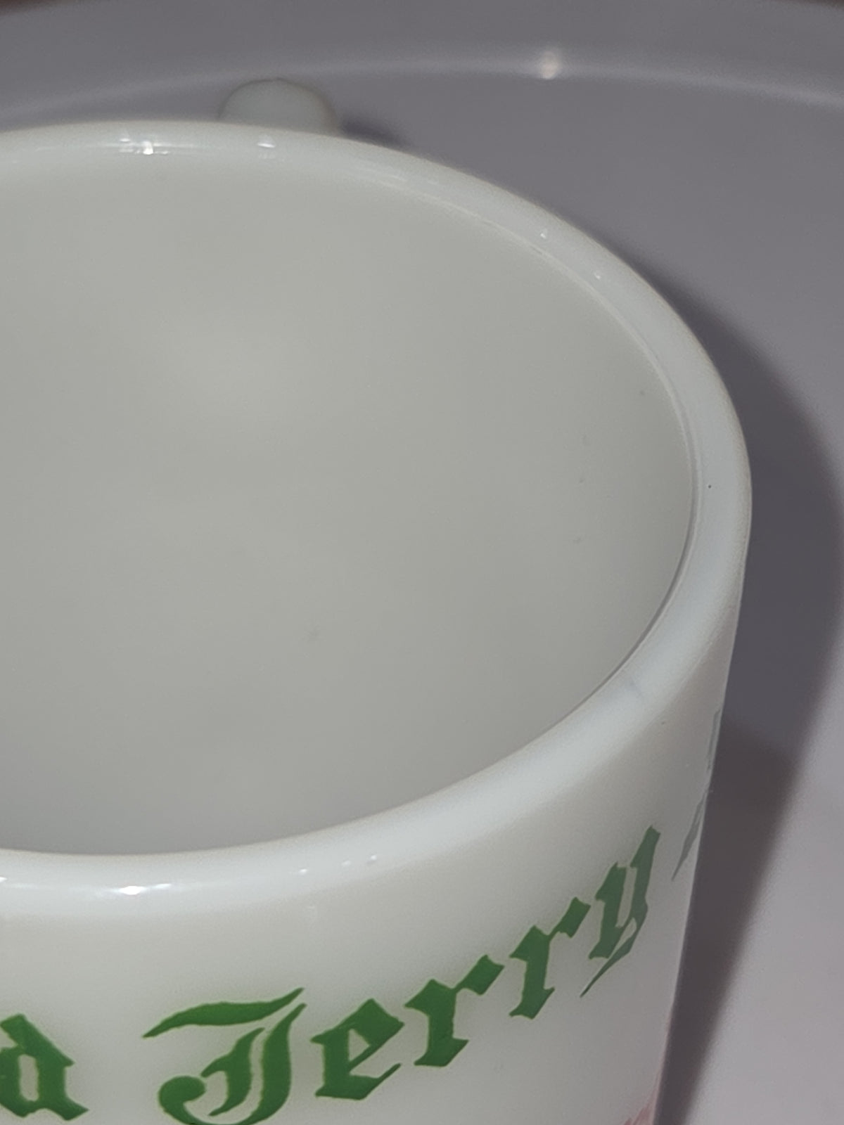 Vintage Hazel Atlass Milk Glass Eggnog Cup Mug Tom & Jerry 1 Replacement Mug