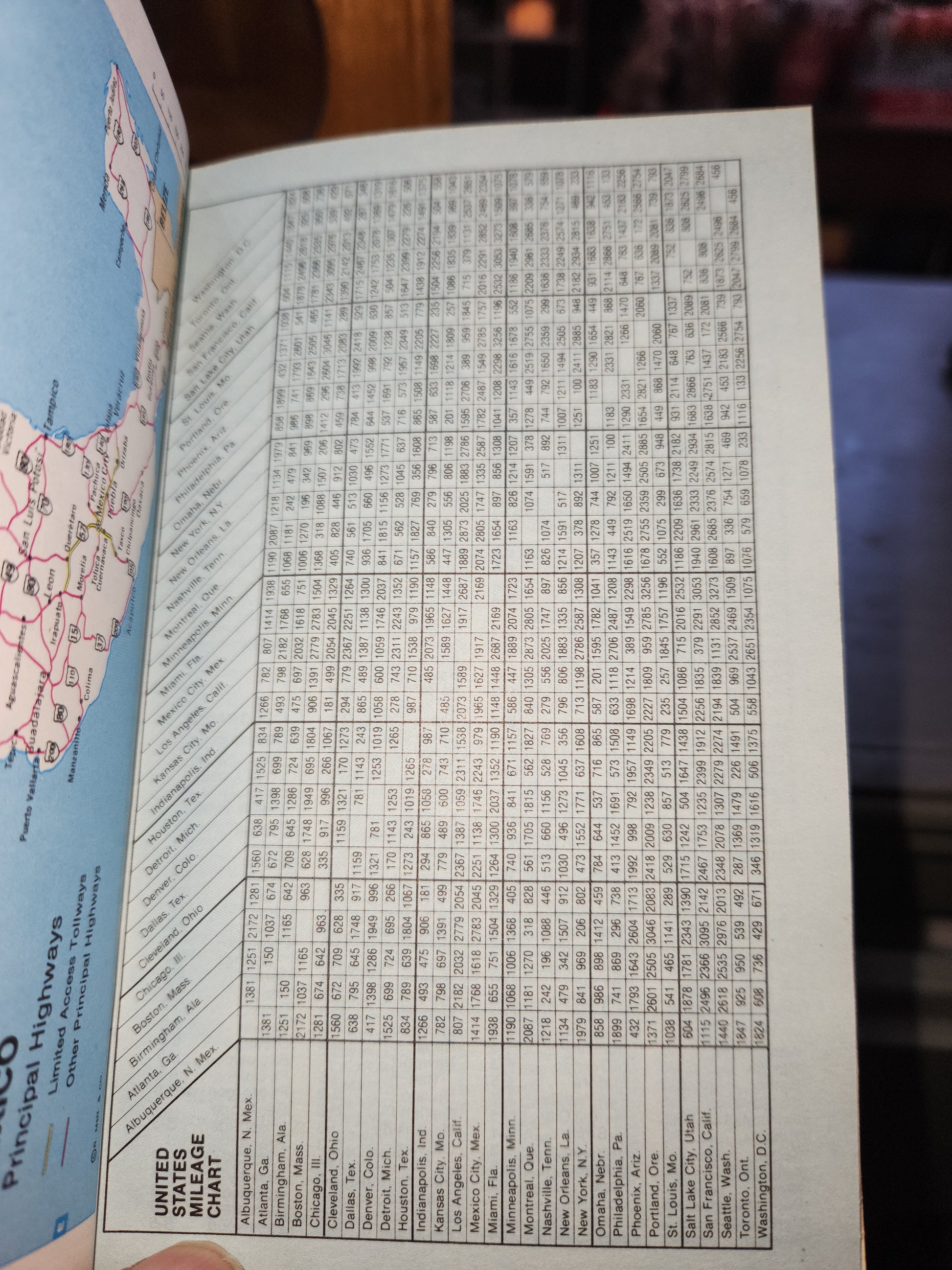 Vintage Rand McNally Pocket Road Atlas United States Canada Mexico 1977 Farm Bureau Insurance William Moomey vb45