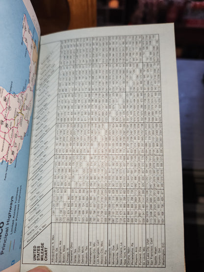 Vintage Rand McNally Pocket Road Atlas United States Canada Mexico 1977 Farm Bureau Insurance William Moomey vb45
