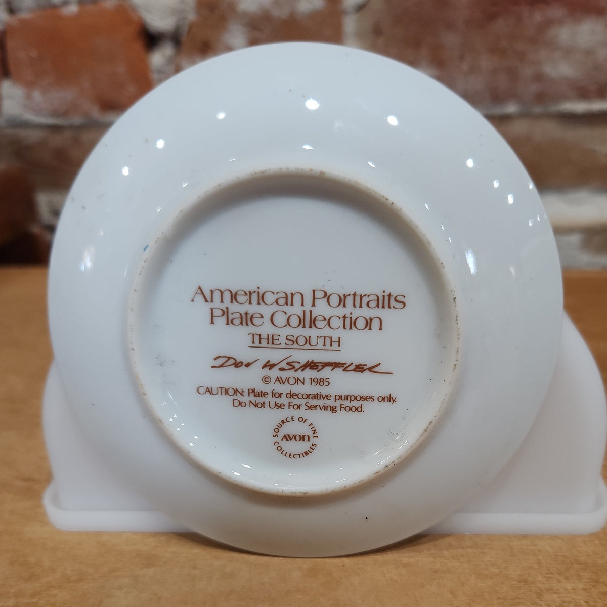 Vintage Avon American Portraits Plate Collection Set of 4 Don Scheffler 1985 ap7