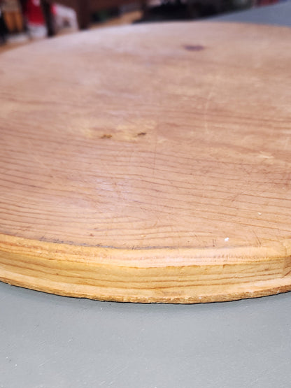 Antique Wooden lid for barrel, crate or wooden container