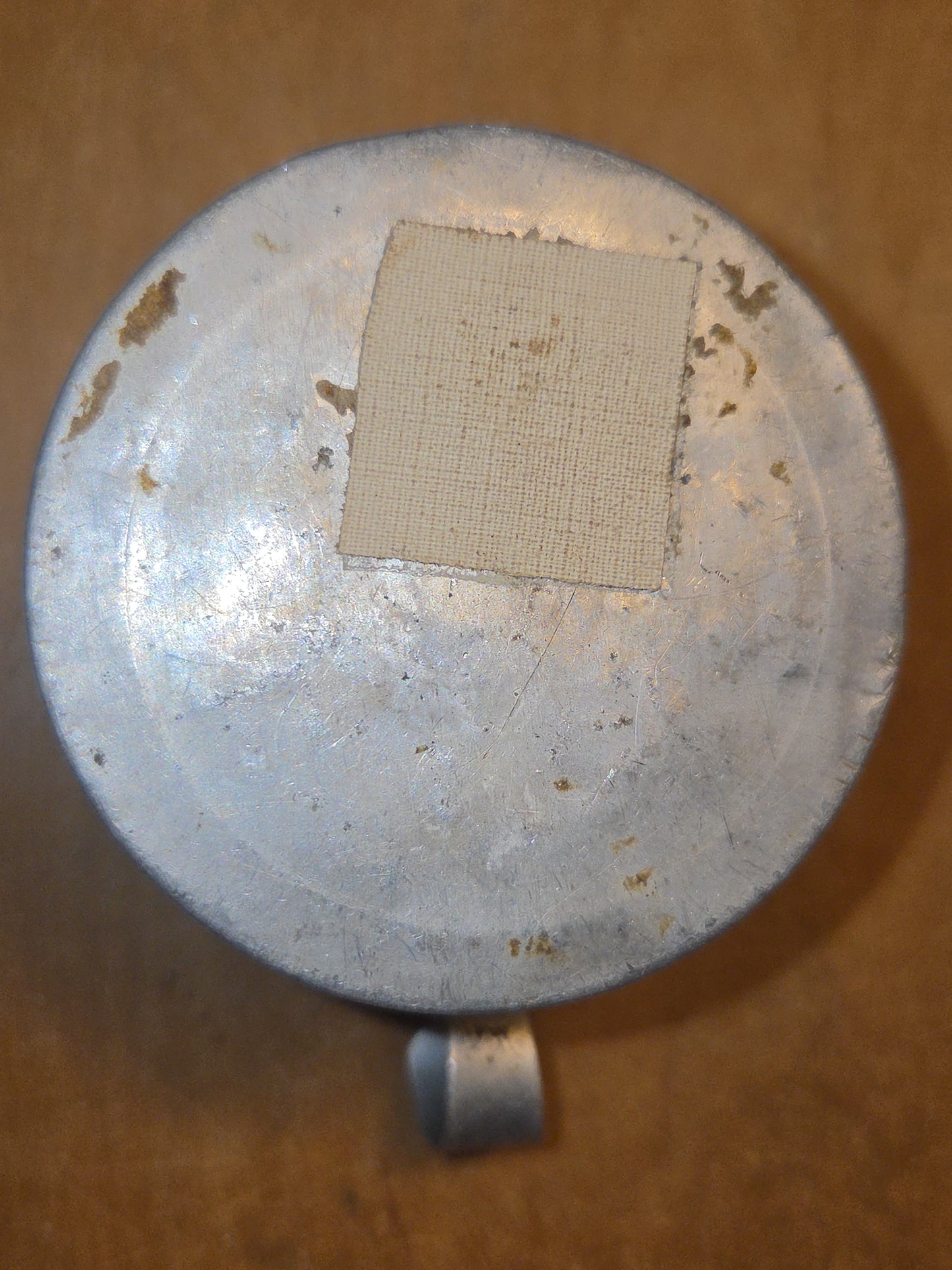 Vintage Aluminum Cup Compliments of Java Coffee Mills, E.J. Petru Prop Chicago ac78
