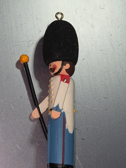 Vintage Hallmark Keepsake Ornament Miniature Clothespin Soldier England Queen's Royal Guard ornament 1st in Series 1982 hos1