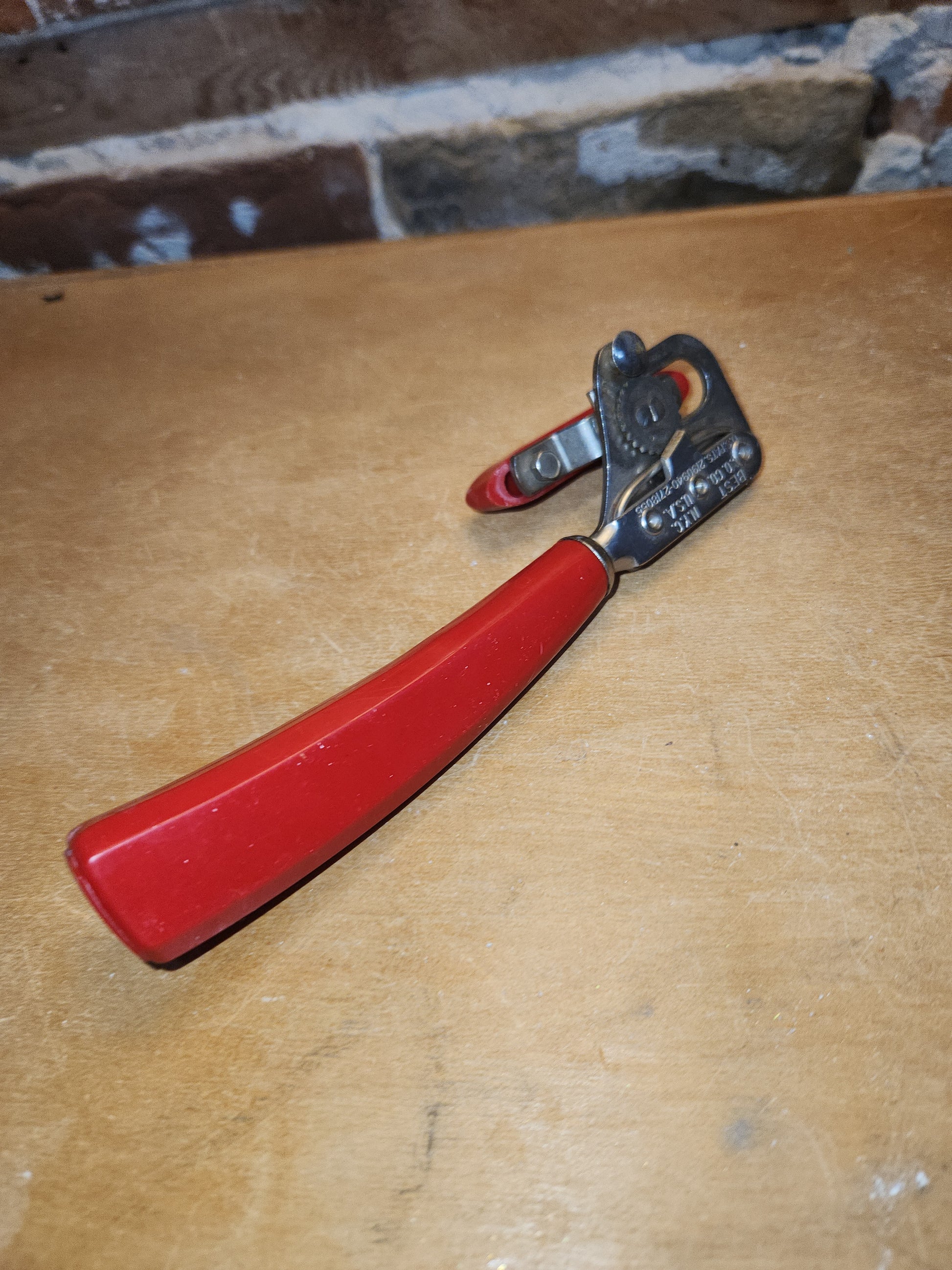 Vintage Manual Hand-crank Can Opener Best Co. N.Y.C U.S.A US Pats. 2190940-2718055 kt60