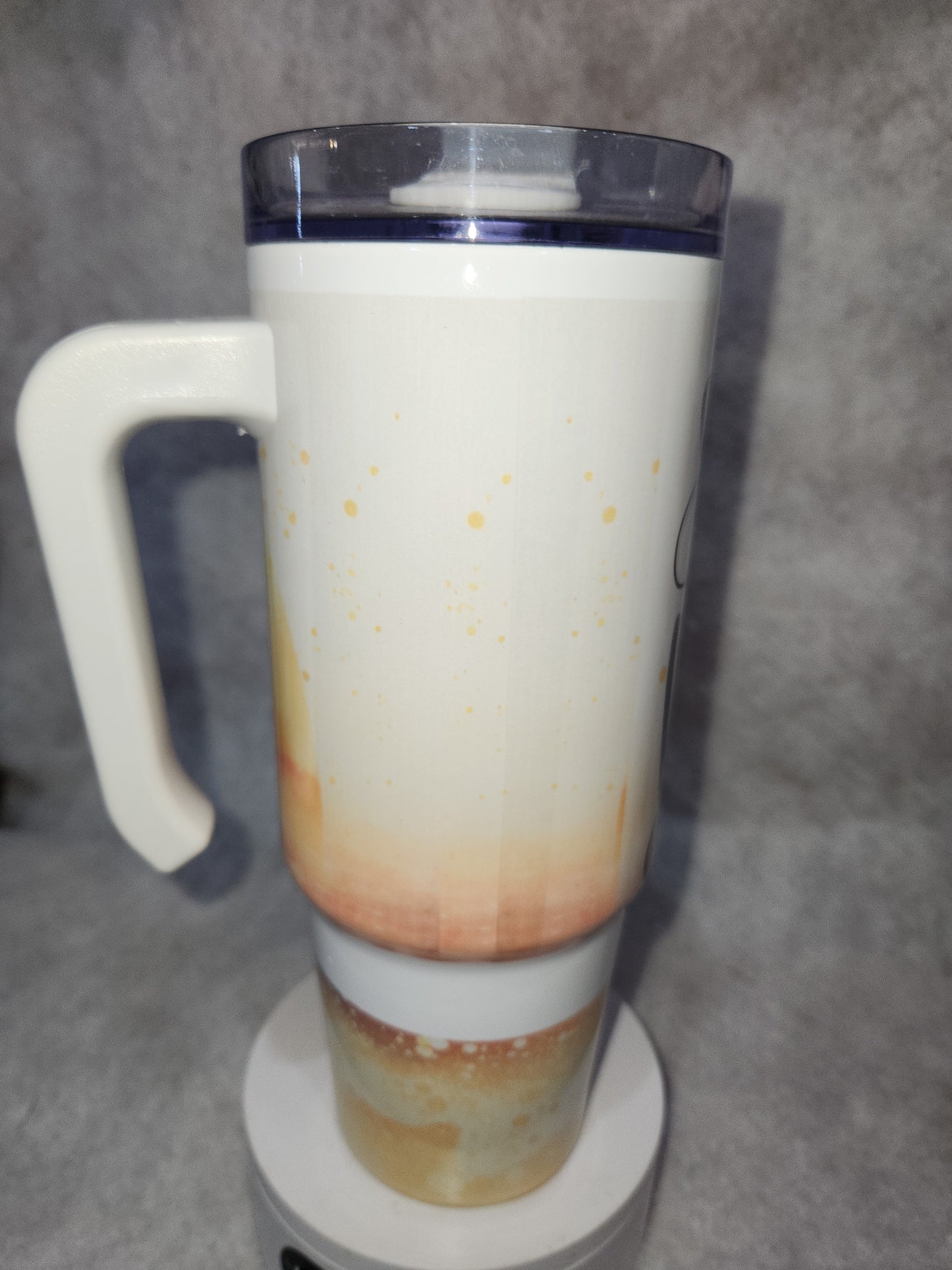 30 Oz Stainless steel Insulated Tumbler says "Salty as a Beach" NOT PERFECT tsb7