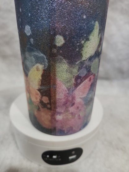 20 Oz Stainless Steel, Insulated, glitter Tumbler. I can do all things through him tg91