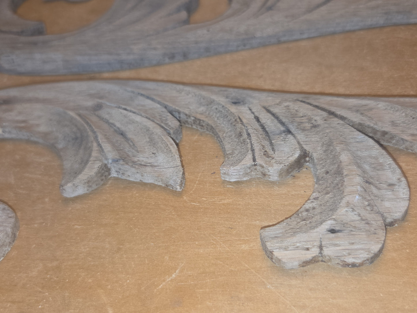 Antique Wooden Furniture Applique Set of 2 AS IS (Copy)