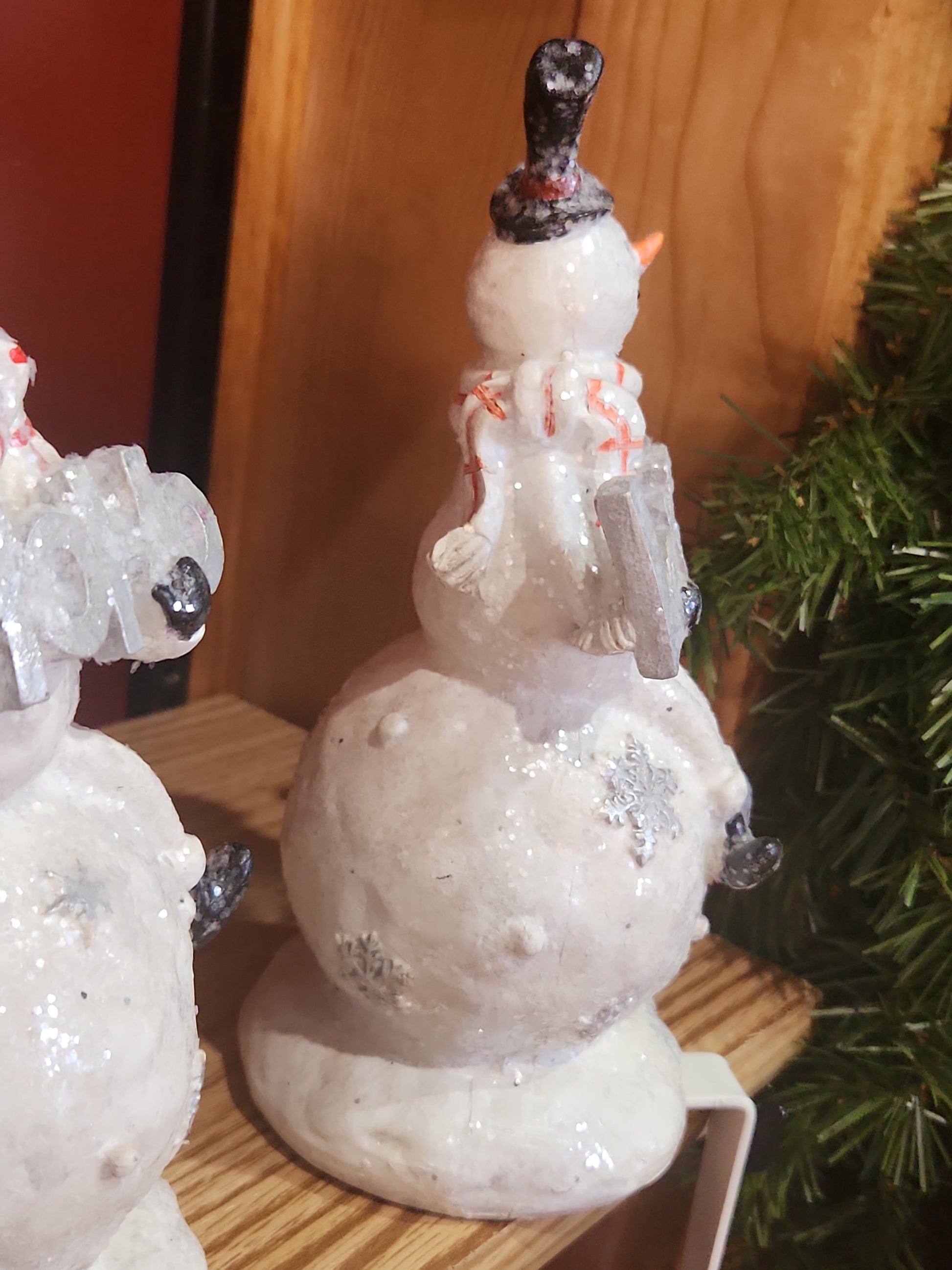 Stocking Holder Set of 2 Snowmen sh7