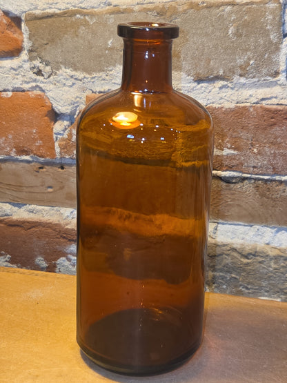 Vintage Medicine Bottles Owens-Illinois Glass Company Amber Glass vmb08