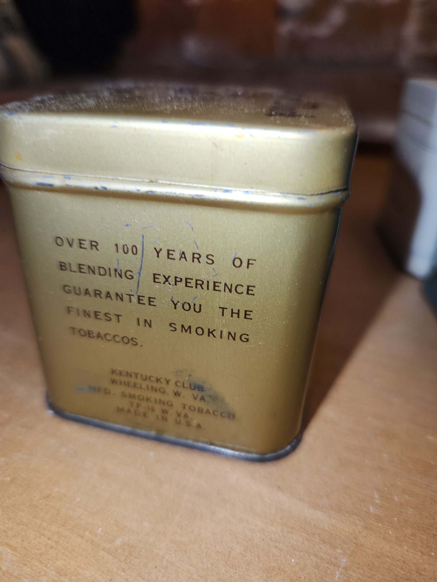 Vintage Kentucky Club Product Tobacco Tins set of 4 London Dock, Club Cavendish, Whitehall Greenbrier NO CONTENTS tt88